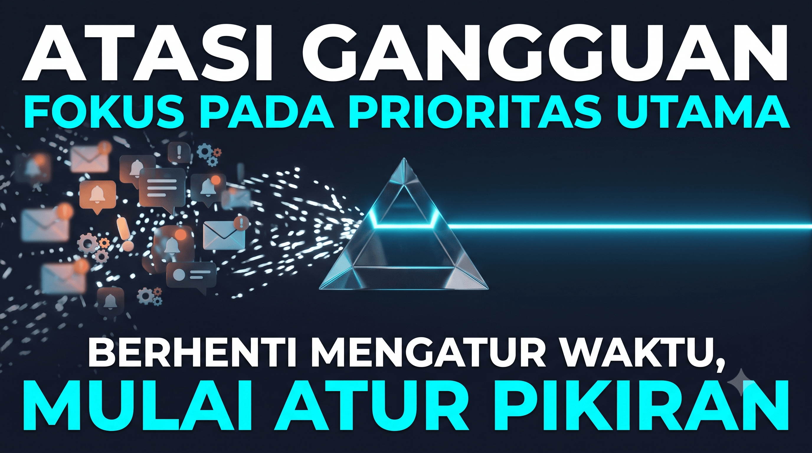 Berhenti Mengatur Waktu, Mulailah Mengatur Pikiran