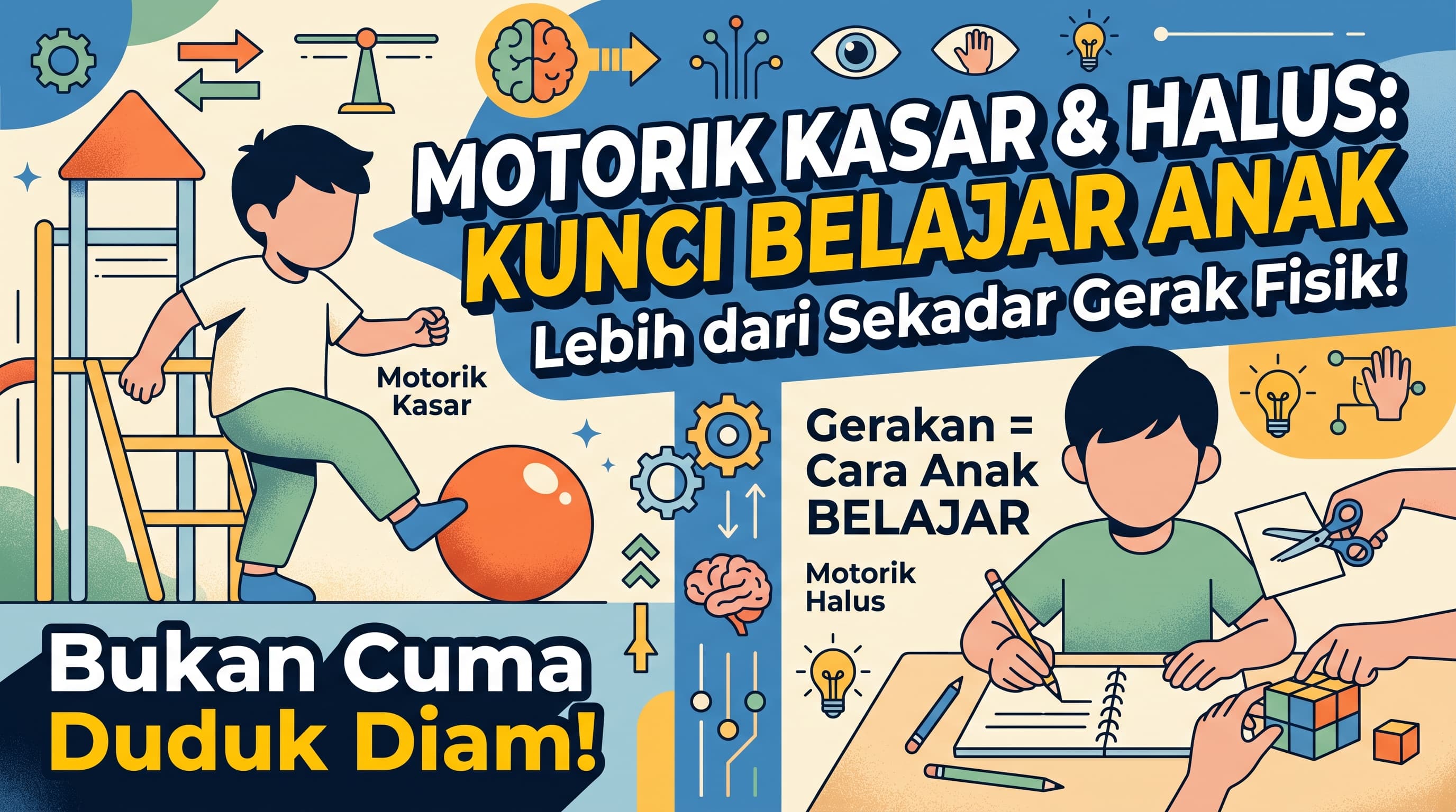 Motorik Kasar dan Motorik Halus: Ketika Gerakan Menjadi Bagian dari Proses Belajar