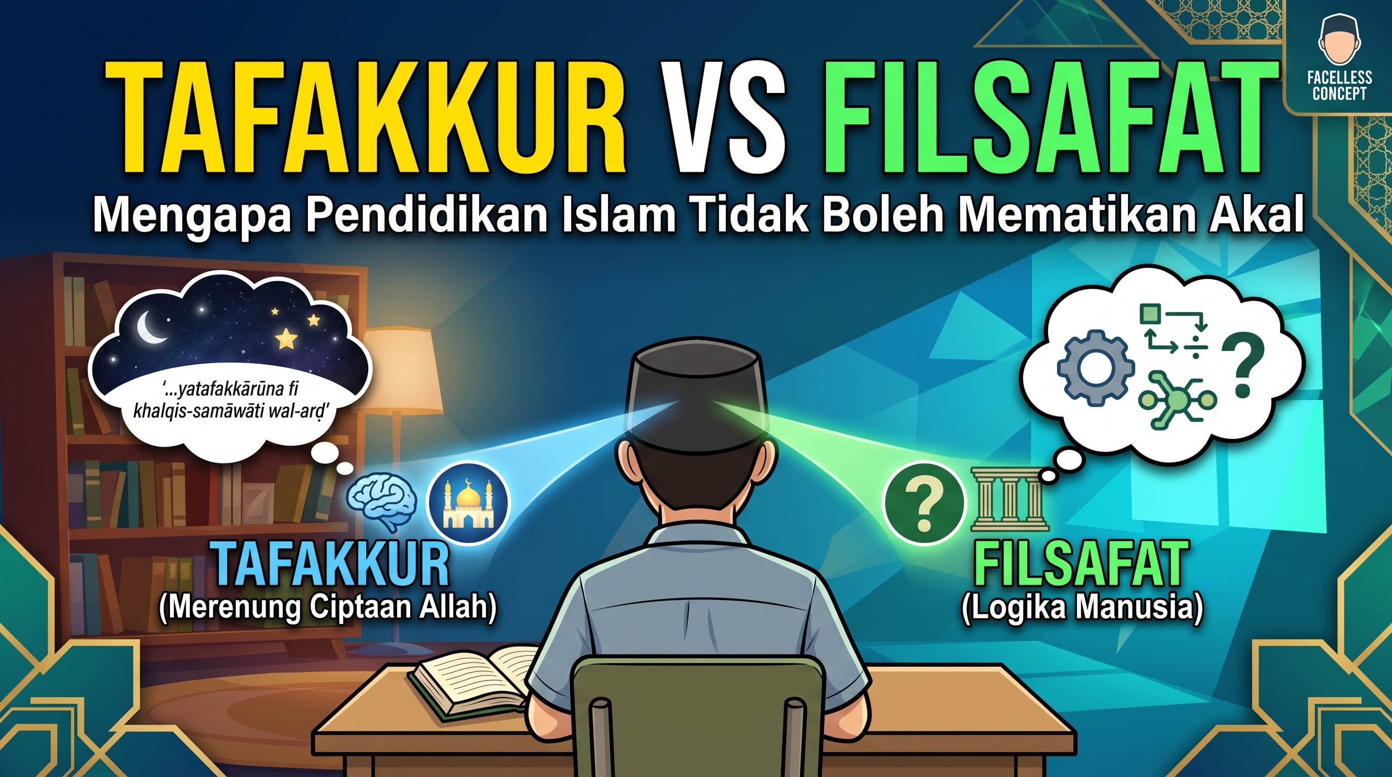 Ketika Tafakkur Disangka Filsafat: Mengapa Pendidikan Islam Tidak Boleh Mematikan Akal
