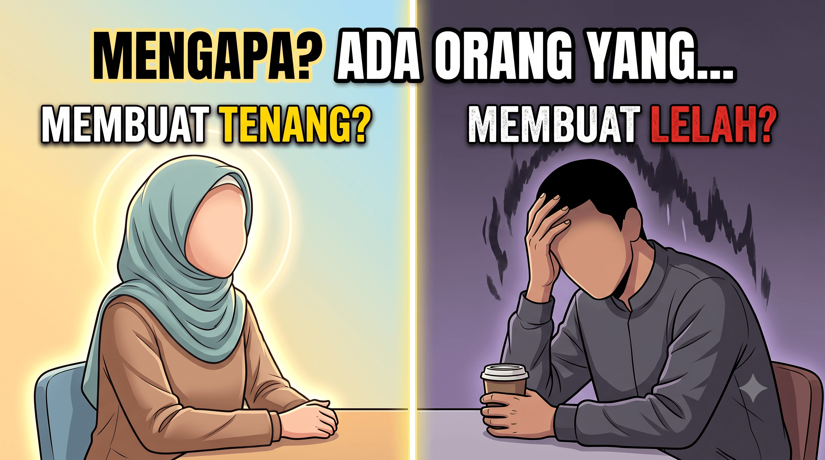 Mengapa Ada Orang yang Membuat Kita Lebih Tenang, Sementara yang Lain Membuat Kita Lelah?
