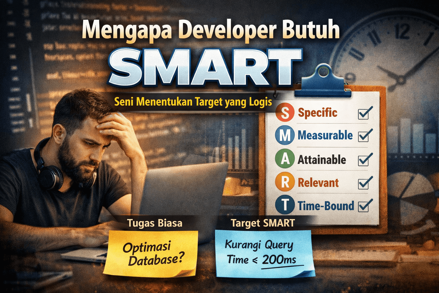 Mengapa Developer Butuh SMART: Seni Menentukan Target yang Logis