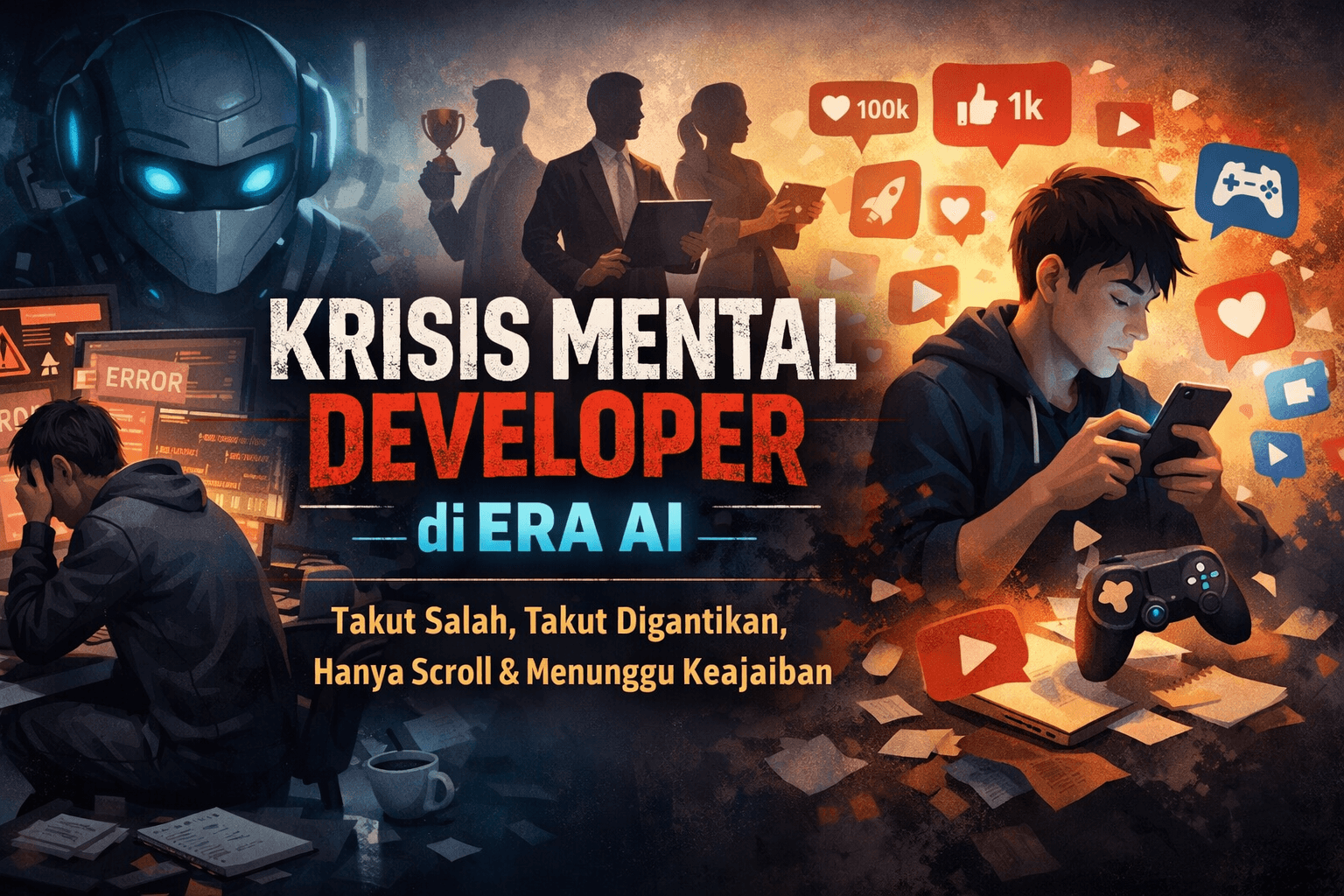 Krisis Mental Developer di Era AI: Ketika Takut Salah Lebih Besar dari Keinginan Berkembang